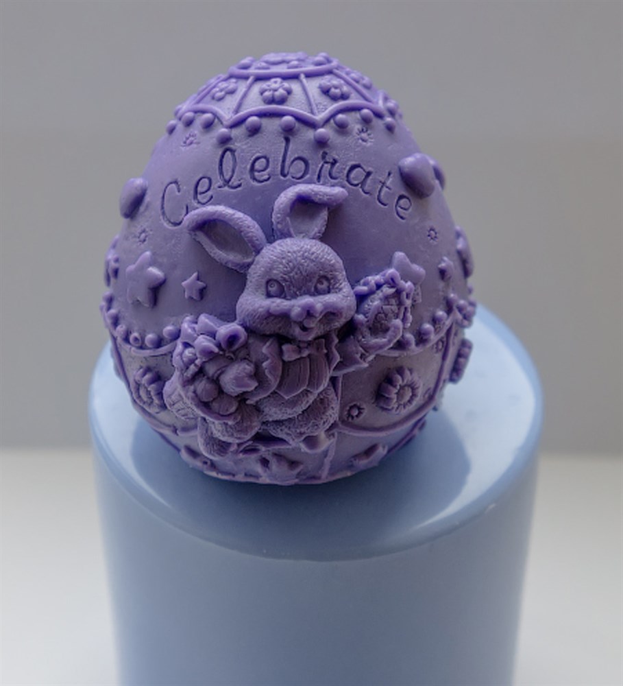 Пасхальное яйцо 3D силиконовая форма - фото 6295 
