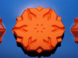 Снежинки (лист 6 шт.) силиконовая форма - фото 5286