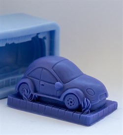 Машина 3D силиконовая форма - фото 6110