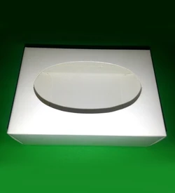 Коробочка белая с окошком 7*10*3см 170178