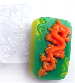 Китайский дракон форма пластиковая - фото 7303