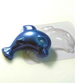 Дельфинчик форма пластиковая - фото 7321