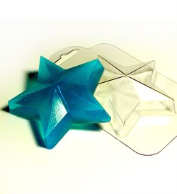 Звезда форма пластиковая - фото 7392
