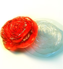Роза форма пластиковая - фото 7610