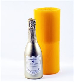 Шампанское 3D силиконовая форма - фото 8441