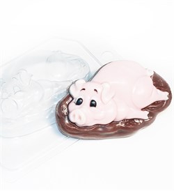 Свинюшка в грязюшке форма пластиковая - фото 8585