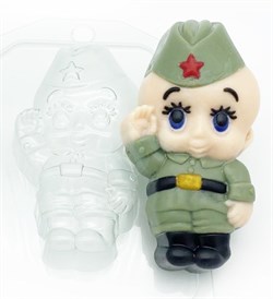 Малыш/ Солдат форма пластиковая - фото 8906