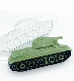 Танк Т-34/ бок форма пластиковая 151817