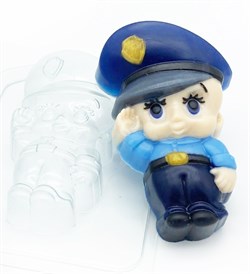 Малыш/ Полицейский форма пластиковая - фото 8915