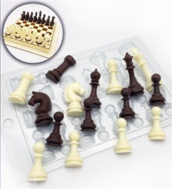 Шахматы форма пластиковая - фото 9023
