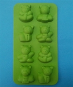Мишки mini (лист 8шт.) силиконовая форма