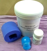 Компаунд Силиконовый Alcorsil 315 1,05кг (голубой, двухкомпонентный) 153003