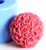 Шар из роз 3D силиконовая форма