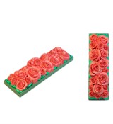 Розы под нарезку 2D силиконовая форма