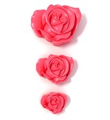 Роза набор 3 шт. 2D силиконовая форма