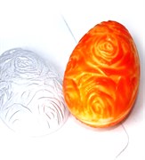 Яйцо Фактура роз форма пластиковая