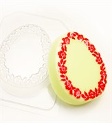 Яйцо Плоское/ Цветочная рамка форма пластиковая