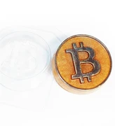 Биткойн форма пластиковая 151677