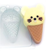 Мороженое Мышка форма пластиковая