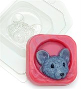 Мышь в норке форма пластиковая