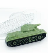 Танк Т-34/ бок форма пластиковая 151817