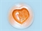 Сердце с розочкой силиконовая форма - фото 5146
