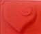Сердечки с Завитками (1шт.) силиконовая форма - фото 5155