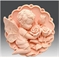 Ангелочек с розами  2D силиконовая форма - фото 5530