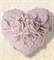 Сердце с розами2 2D силиконовая форма - фото 6296