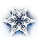 Снежинка2 2D силиконовая форма 152186