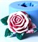 Роза с листочками 3D силиконовая форма - фото 7783